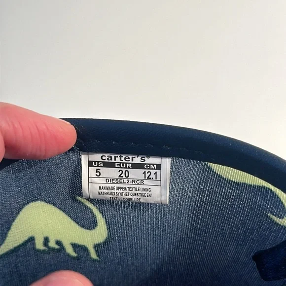 Toddler rainboots carters size 5 dinosaurs waterproof blue green orange children - Picture 10 of 10